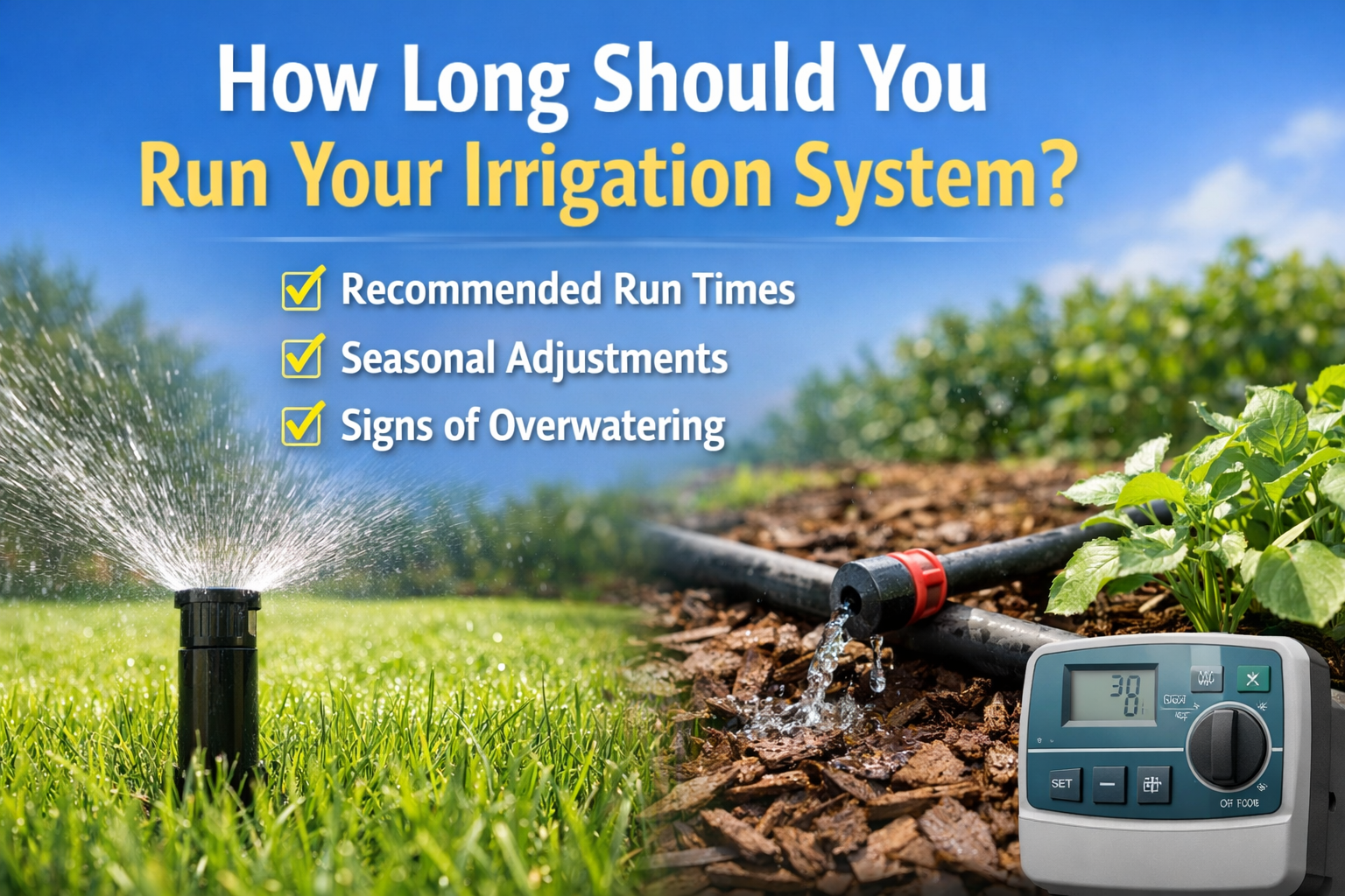 How Long Should You Run Your Irrigation System?